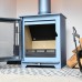 Ecosy+ Hampton 5 Defra Approved - Ecodesign Ready (2022) - 5kw Wood Burning Stove - 7 Year Guarantee - Cool Blue